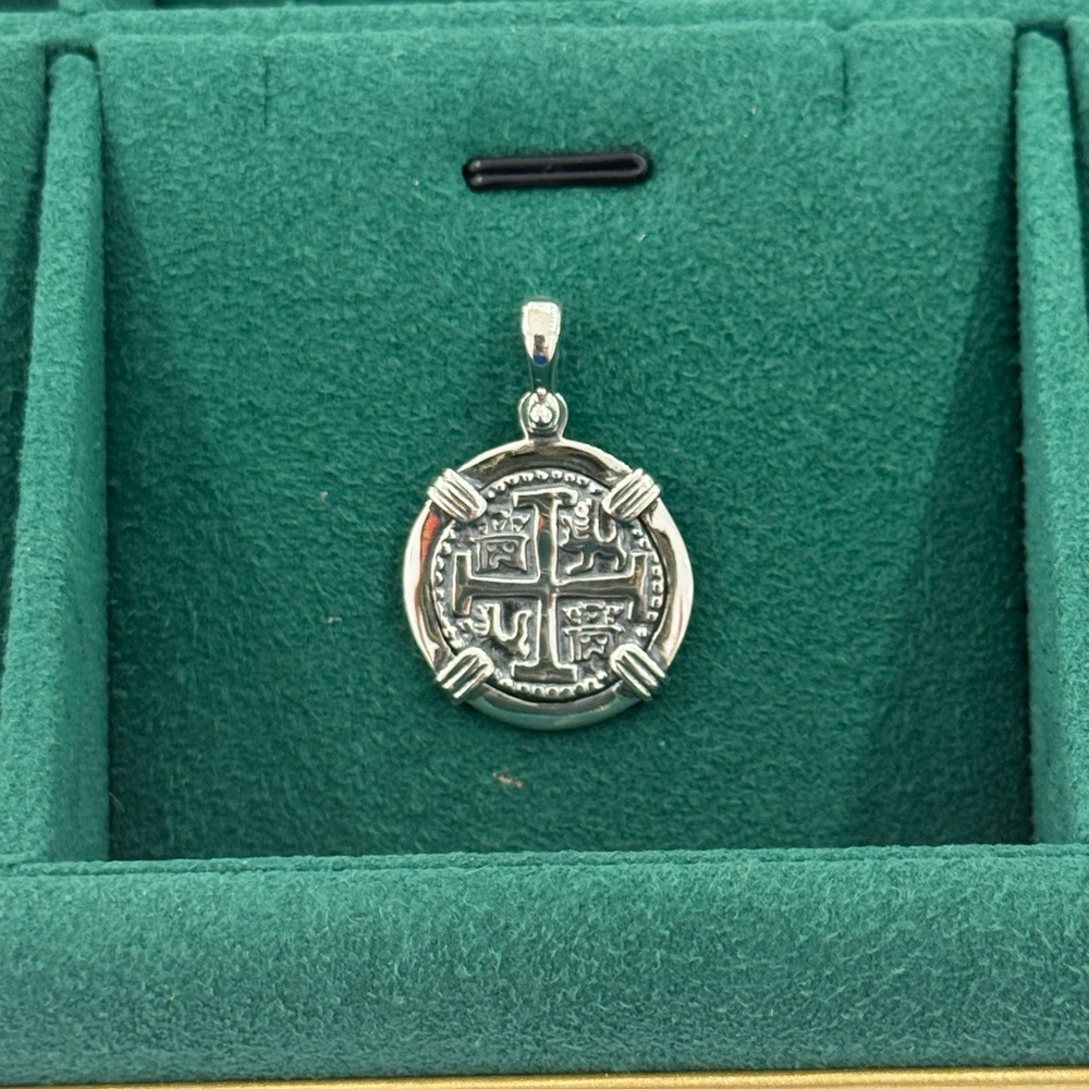 Atocha Silver Coin Pendant Dime size
